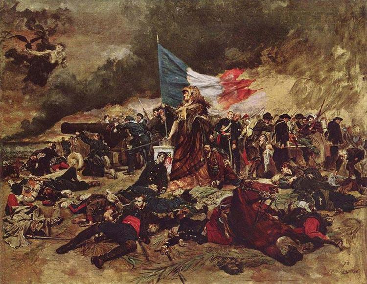 Jean-Louis-Ernest Meissonier The siege of Paris in 1870 oil painting picture